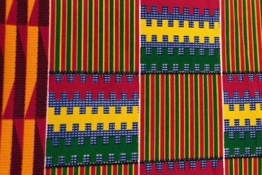 Preview: PINK-GREEN kente